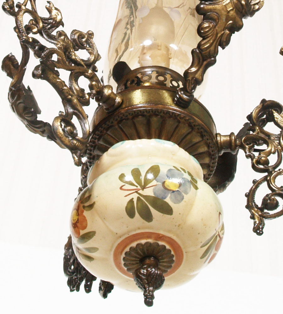 LAMPADARIO VINTAGE LIBERTY ANNI u0026#39;50 OTTONE ANGELI E CERAMICA UNA LUCE LA 124 eBay -> Lampadari Antichi In Porcellana LAMPADARIO VINTAGE LIBERTY ANNI u0026#39;50 OTTONE ANGELI E CERAMICA UNA LUCE LA 124 eBay -> Lampadari Antichi In Porcellana