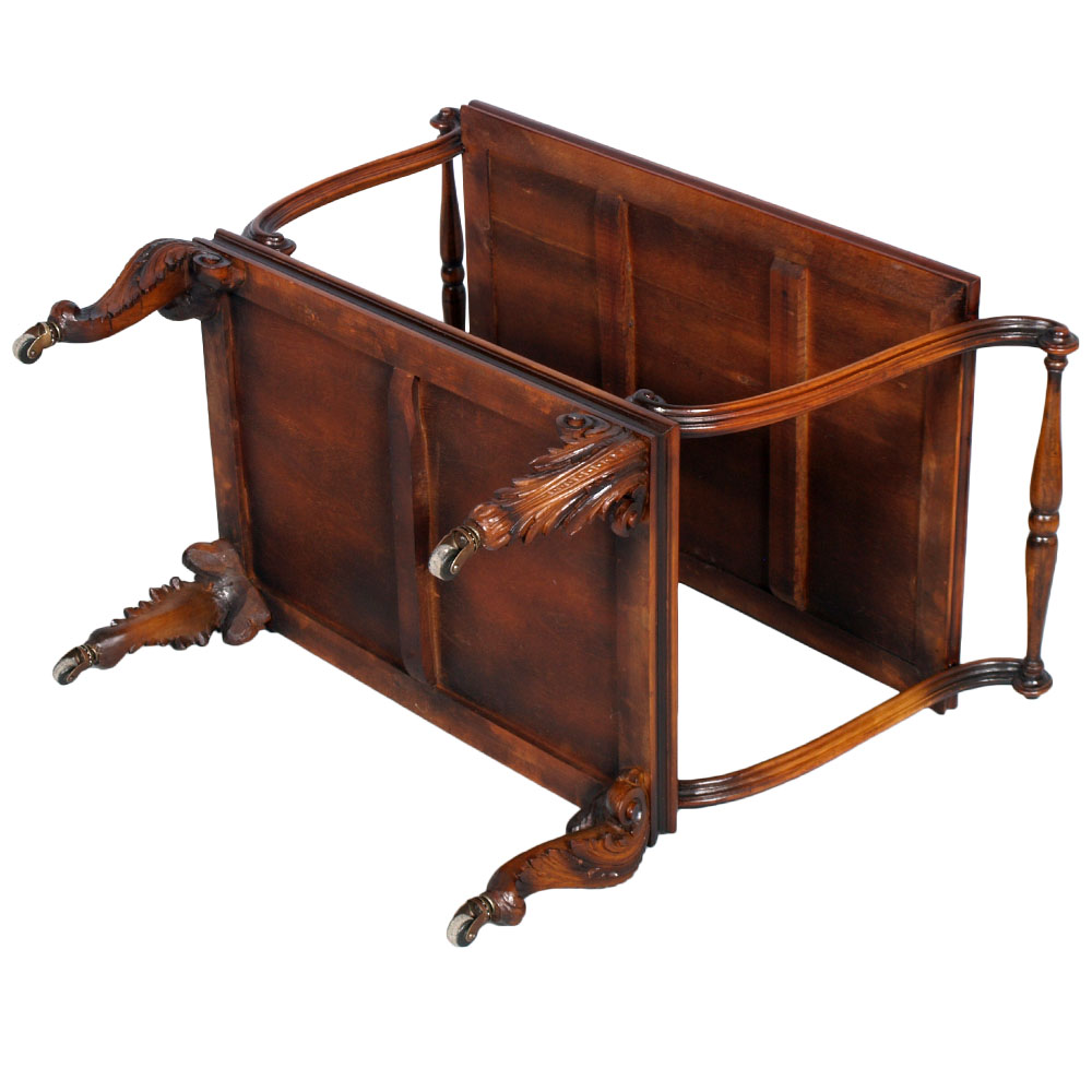 Carrello bar cart portavivande chippendale barocco noce primi ...