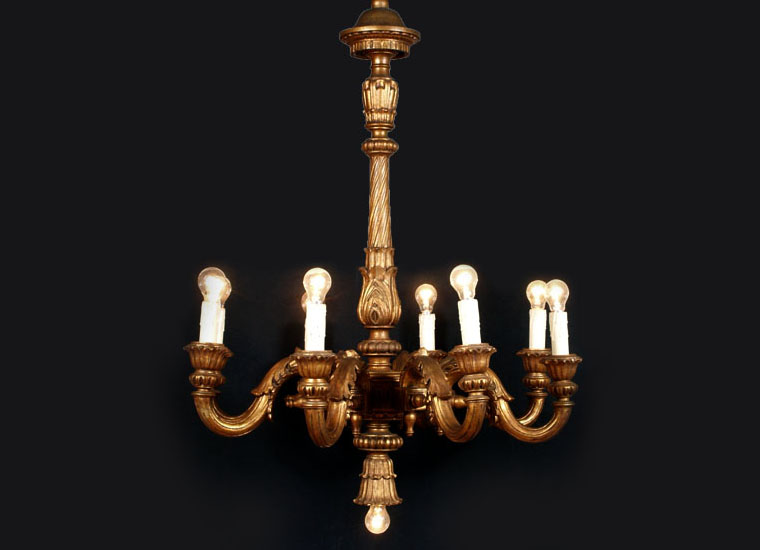 antique-gilded-wood-chandelier-LA87-1