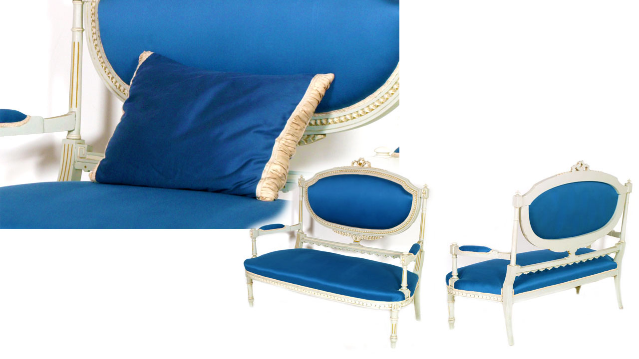 Antique louis XVI drawing room sofa armchairs chairs – MAQ67