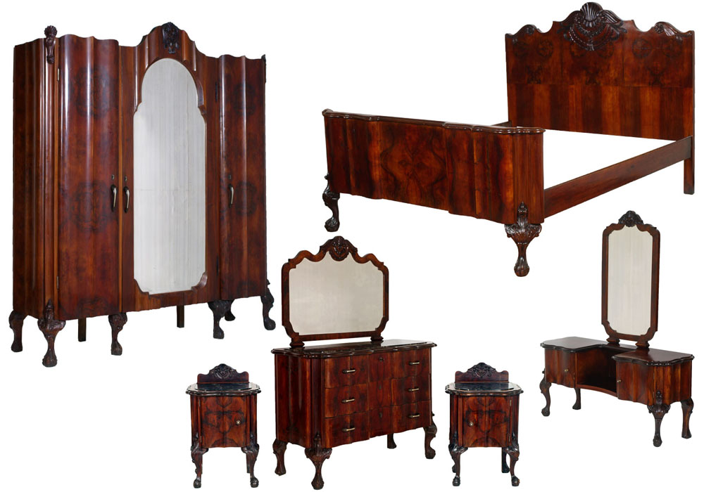 antique-chippendale-bedroom-1930s-furniture-set-MAM23-1