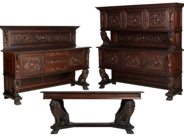 antique-furniture-dining-room-renaissance-carved-walnut-800-MAG43-1