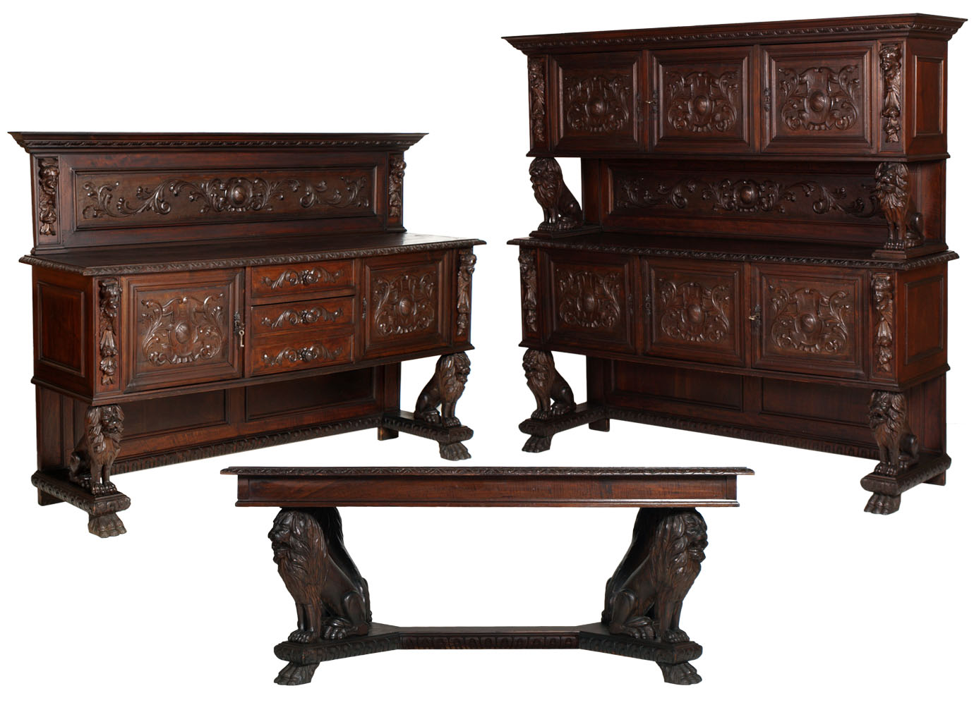 antique-furniture-dining-room-renaissance-carved-walnut-800-MAG43-1