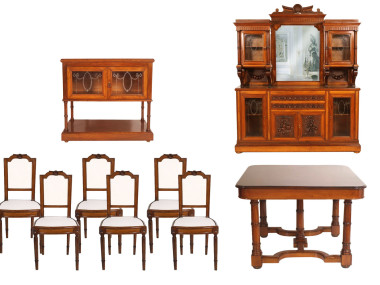 antique-furniture-set-dining-room-neoclassic-solid-wood-MAM71-1