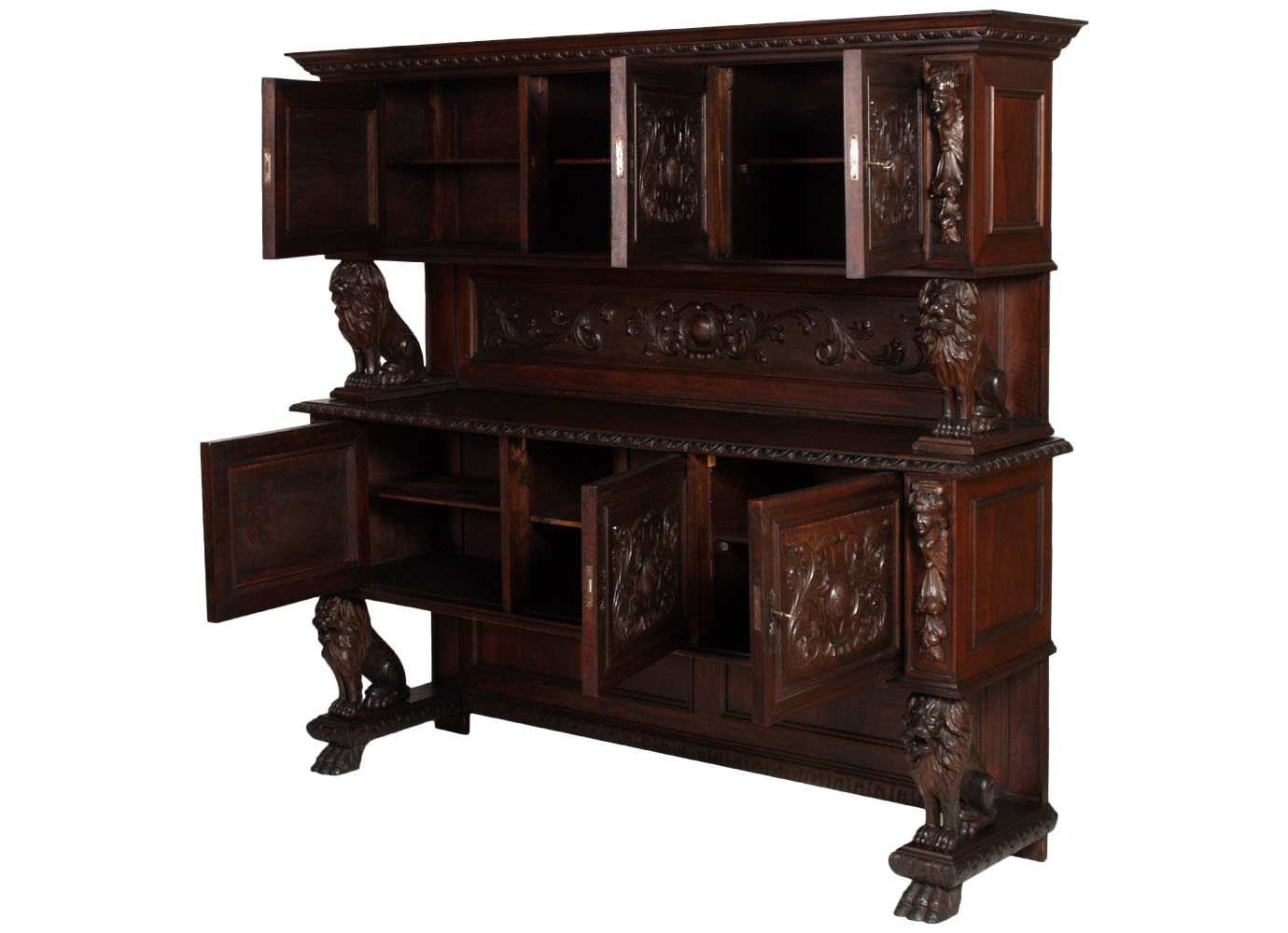 antique-renaissance-sideboard-carved-walnut-800-MAG33-2