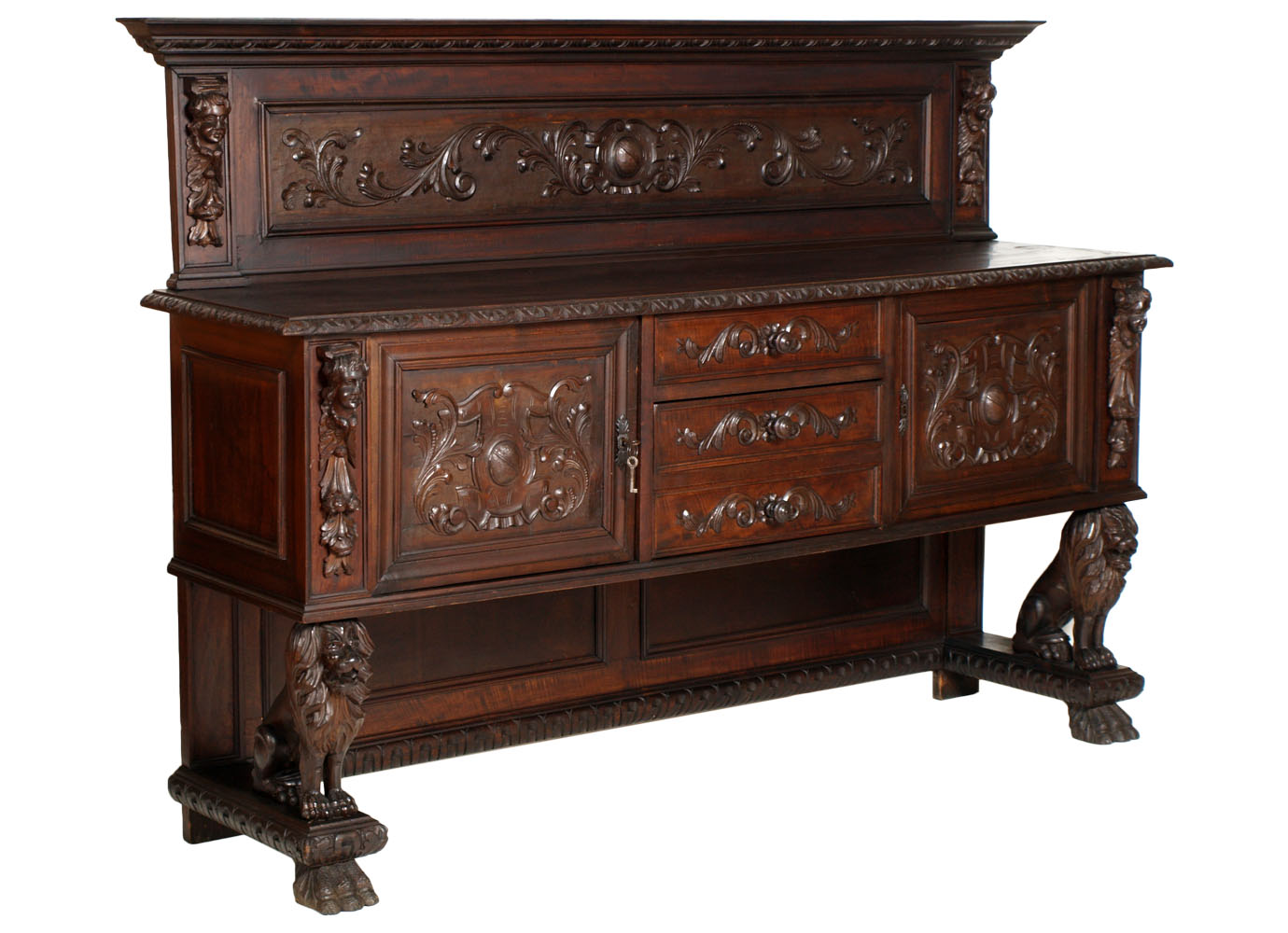 antique-renaissance-sideboard-carved-walnut-800-MAG34-1
