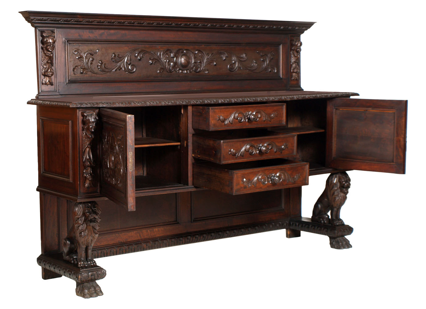 antique-renaissance-sideboard-carved-walnut-800-MAG34-2