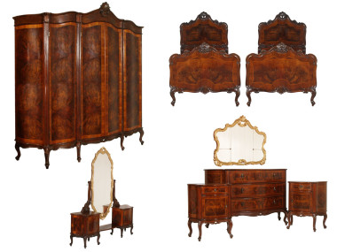 antique-chippendale-bedroom-furniture-set-MAH67-1